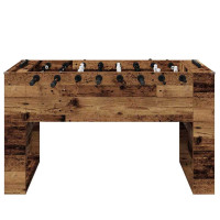 Produktbild för Foosballbord Gammalt trä 146,5 x 74 x 85 cm Konstruerat trä