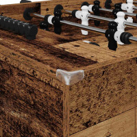 Produktbild för Foosballbord Gammalt trä 146,5 x 74 x 85 cm Konstruerat trä