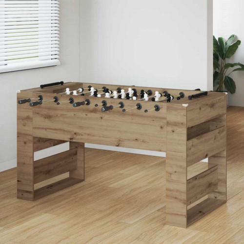 vidaXL Foosballbord Artisan Ek 146,5 x 74 x 85 cm Konstruerat trä