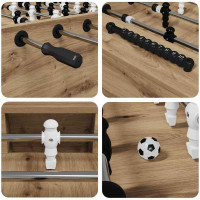 Produktbild för Foosballbord Artisan Ek 146,5 x 74 x 85 cm Konstruerat trä