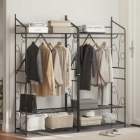 Produktbild för Öppen garderob Enfärgad 2 pcs 78 x 36 x 158 cm