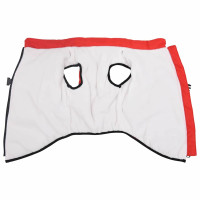 Produktbild för Hund Kappa Röd L68 Fleece och Polyester