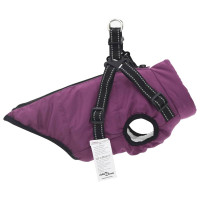 Produktbild för Hund Kappa Lila L24 Fleece och Polyester