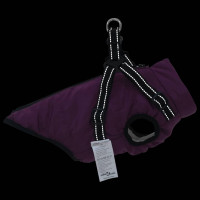 Produktbild för Hund Kappa Lila L28 Fleece och Polyester