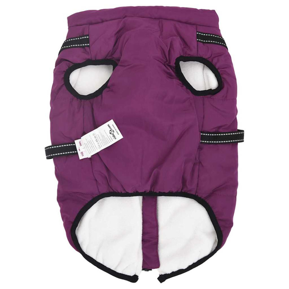 Produktbild för Hund Kappa Lila L44 Fleece och Polyester