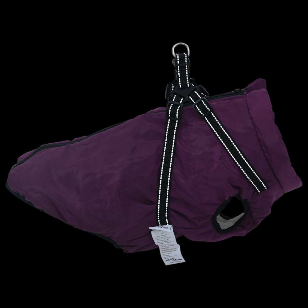 Produktbild för Hund Kappa Lila L44 Fleece och Polyester