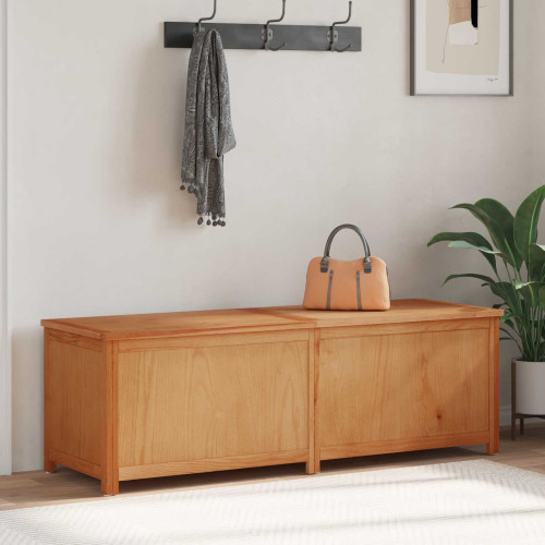 vidaXL Förvaringslåda 150 x 45 x 45 cm Massivt Ekträ