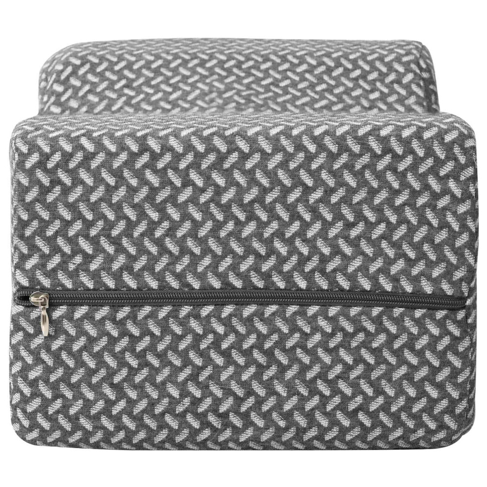 Produktbild för Knäkudde Enfärgad Grå 26 x 21,5 x 15 cm Minneskum