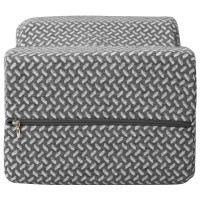 Produktbild för Knäkudde Enfärgad Grå 26 x 21,5 x 15 cm Minneskum