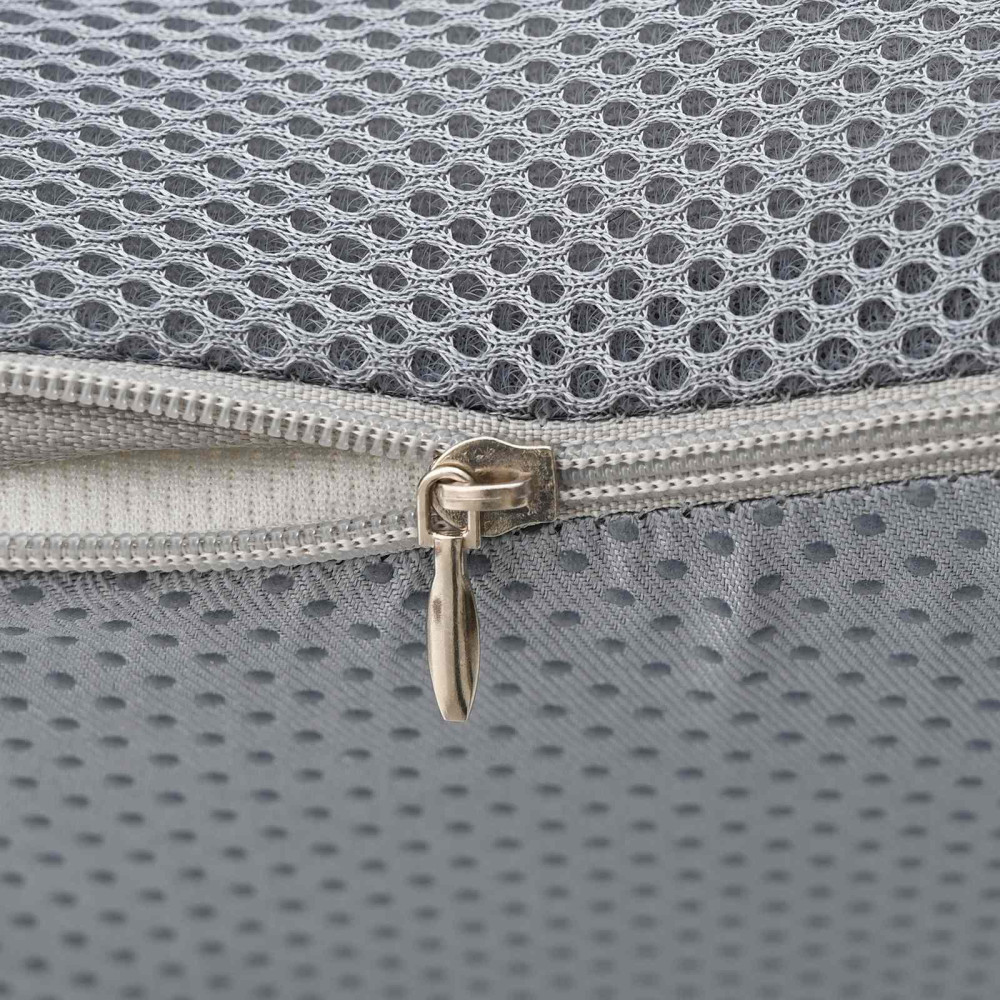 Produktbild för Sittkudde Enfärgad Grå 47 x 37 x 8 cm Minneskum