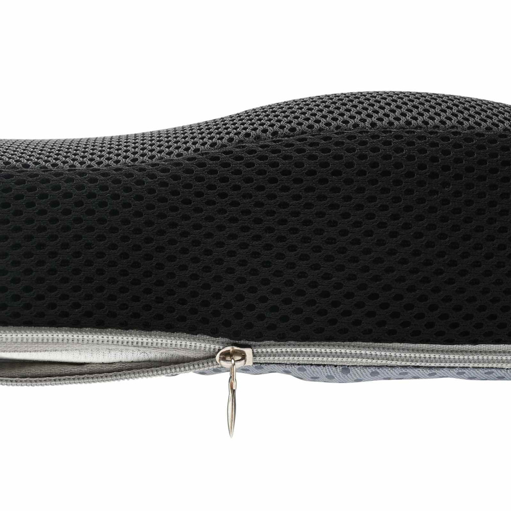 Produktbild för Sittkudde Enfärgad Svart 47 x 36,5 x 8 cm Minneskum