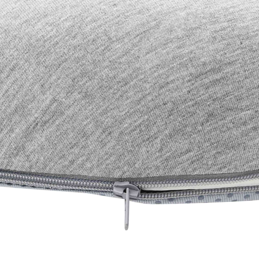 Produktbild för Sittkudde Enfärgad Ljusgrå 42 x 36,5 x 8 cm Minneskum