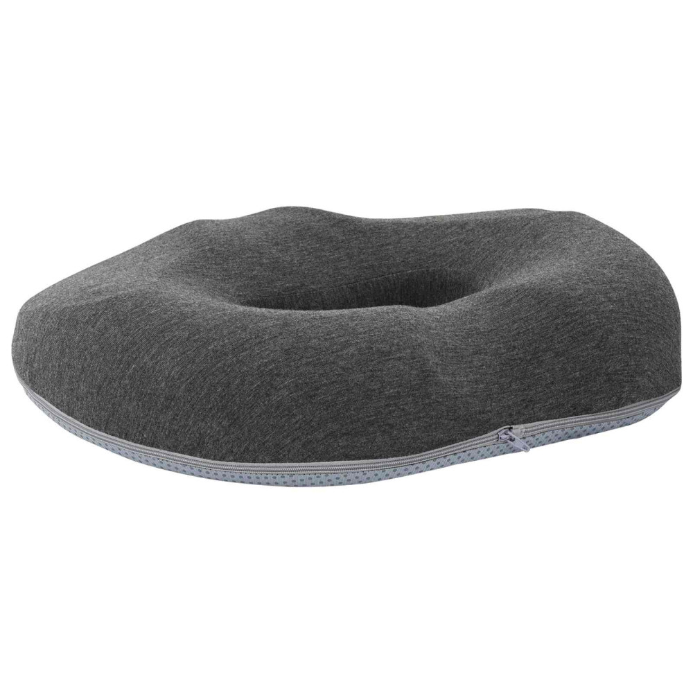 Produktbild för Sittkudde Enfärgad Mörkgrå 42 x 36,5 x 8 cm Minneskum
