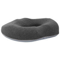 Produktbild för Sittkudde Enfärgad Mörkgrå 42 x 36,5 x 8 cm Minneskum