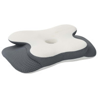 Produktbild för Nackkudde Vit Minneskum 58 x 37,5 x 12 cm