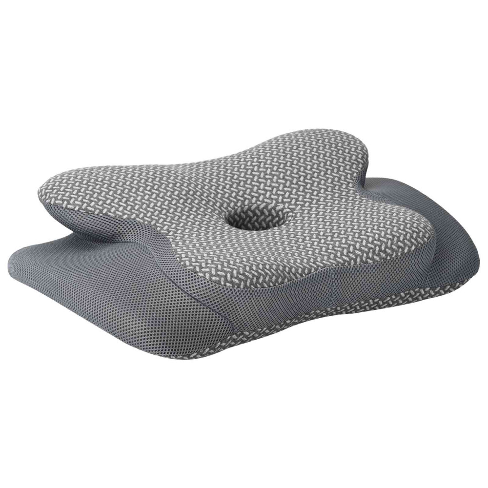 Produktbild för Nackkudde Grå Minneskum 58 x 38 x 12 cm