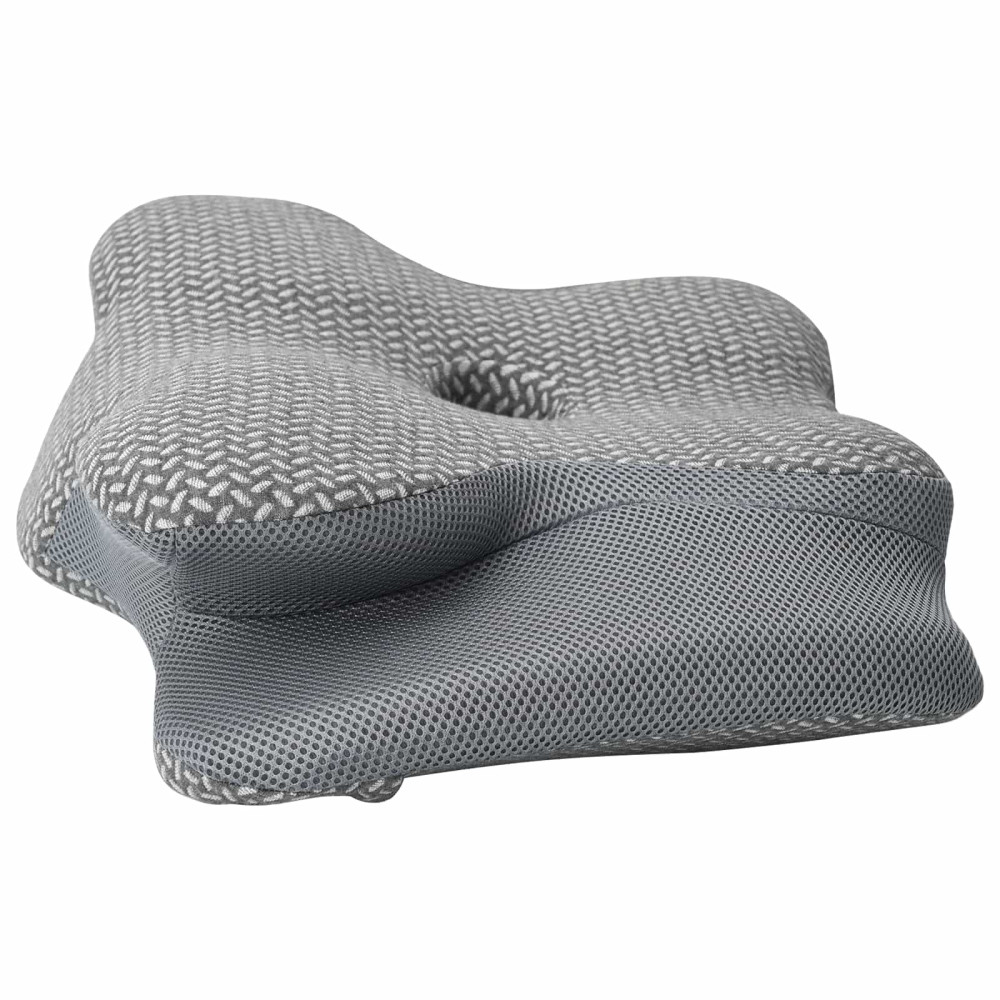 Produktbild för Nackkudde Grå Minneskum 58 x 38 x 12 cm