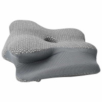 Produktbild för Nackkudde Grå Minneskum 58 x 38 x 12 cm