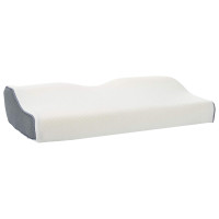 Produktbild för Nackkudde Vit Minneskum 59 x 34,5 x 12 cm