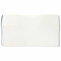 Produktbild för Nackkudde Vit Minneskum 59 x 34,5 x 12 cm