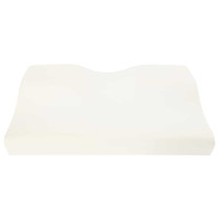 Produktbild för Nackkudde Vit Minneskum 59 x 34,5 x 12 cm