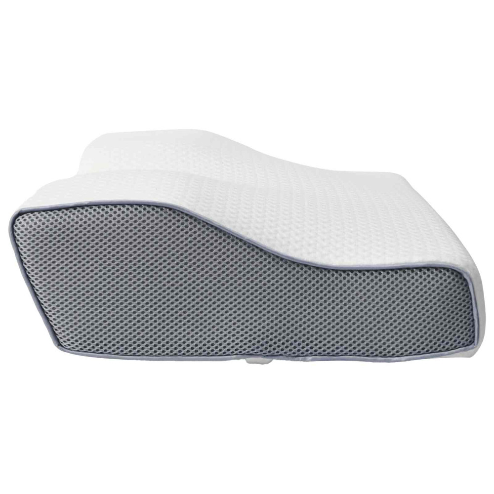 Produktbild för Nackkudde Vit Minneskum 59 x 34,5 x 12 cm