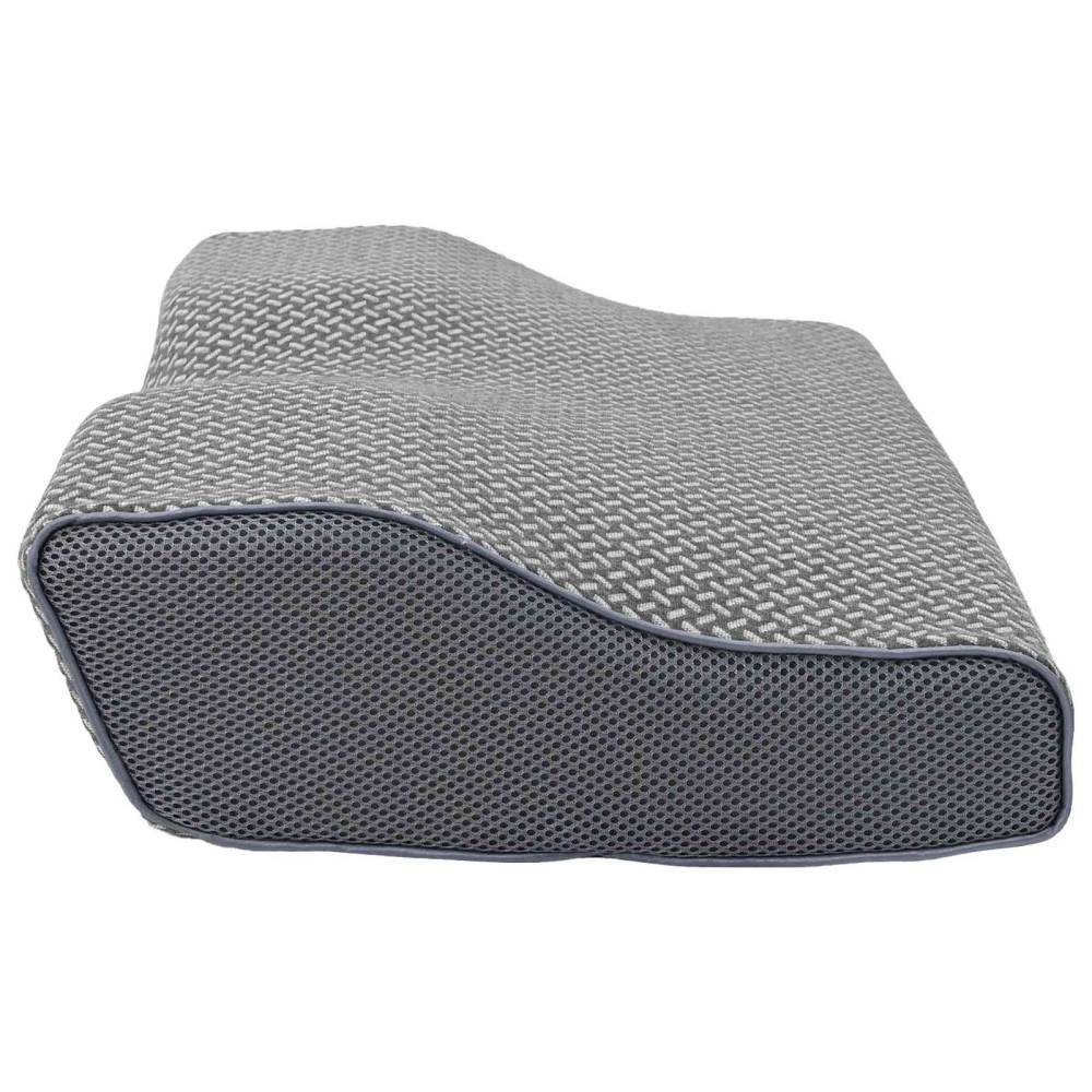 Produktbild för Kudde med kudde Grå 60 x 34 x 11 cm Polyester