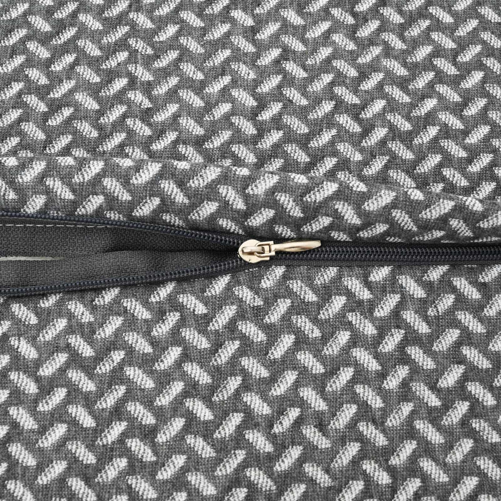 Produktbild för Kudde med kudde Grå 60 x 34 x 11 cm Polyester