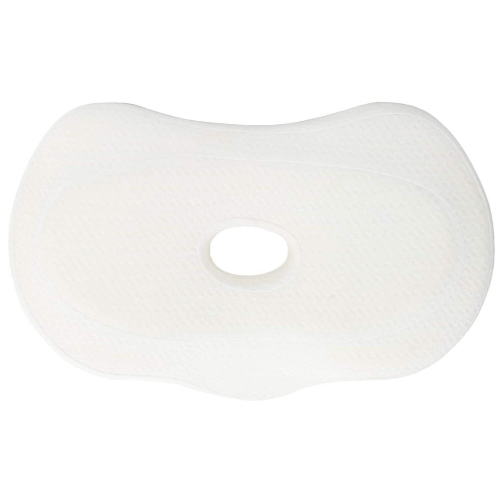 Produktbild för Nackkudde Enfärgad Vit 53 x 35 x 11 cm Minneskum