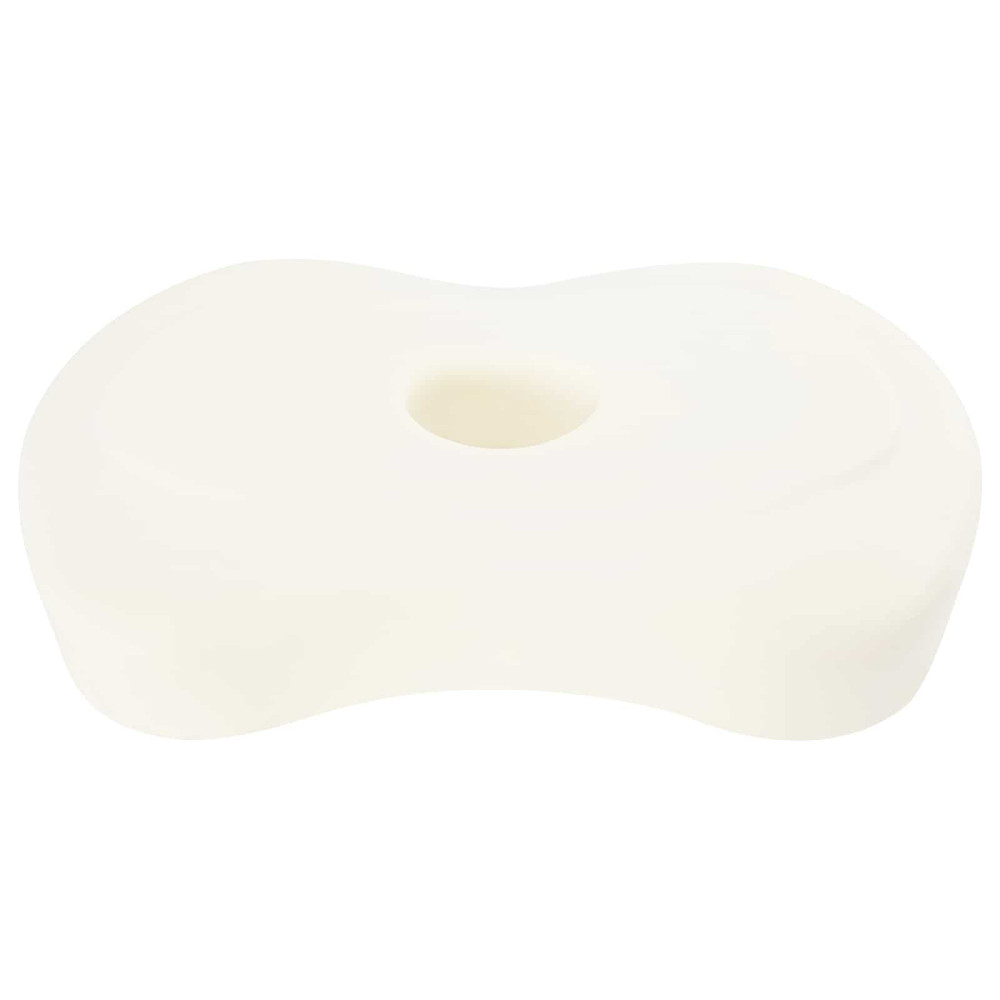 Produktbild för Nackkudde Enfärgad Grå 53 x 34,5 x 10,5 cm Minneskum