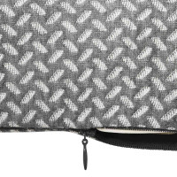Produktbild för Nackkudde Enfärgad Grå 53 x 34,5 x 10,5 cm Minneskum