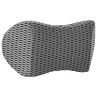 Produktbild för Ryggkudde Grå Minneskum 47,5 x 23 x 12 cm