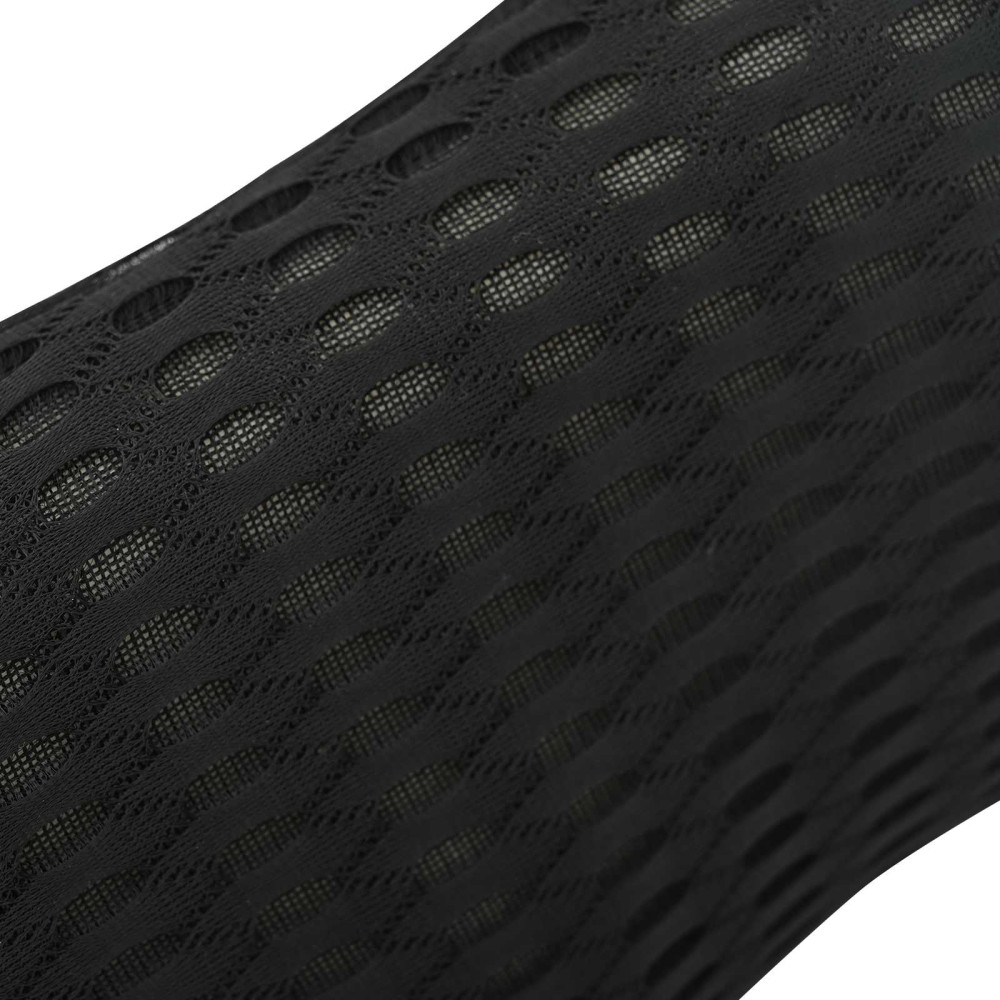 Produktbild för Ryggkudde Svart Minneskum 46 x 24 x 11 cm