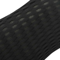 Produktbild för Ryggkudde Svart Minneskum 46 x 24 x 11 cm