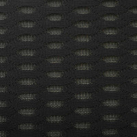 Produktbild för Ryggkudde Svart Minneskum 46 x 24 x 11 cm