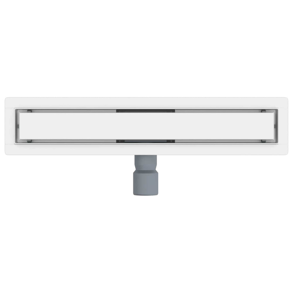 Produktbild för 2 i 1 Duschavlopp Silver 50 cm Rostfritt Stål 304