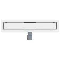 Produktbild för 2 i 1 Duschavlopp Silver 50 cm Rostfritt Stål 304