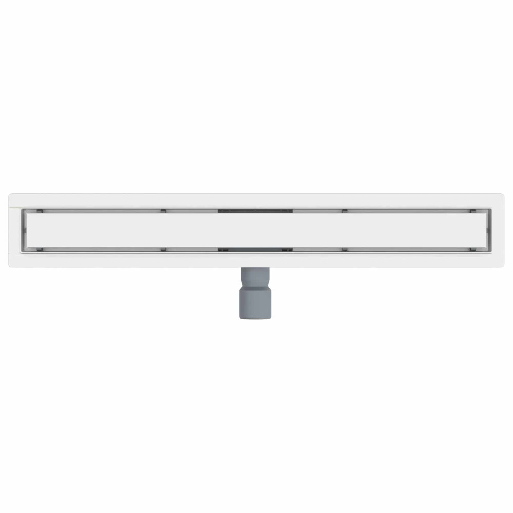 Produktbild för 2 i 1 Duschavlopp Silver 70 cm Rostfritt Stål 304