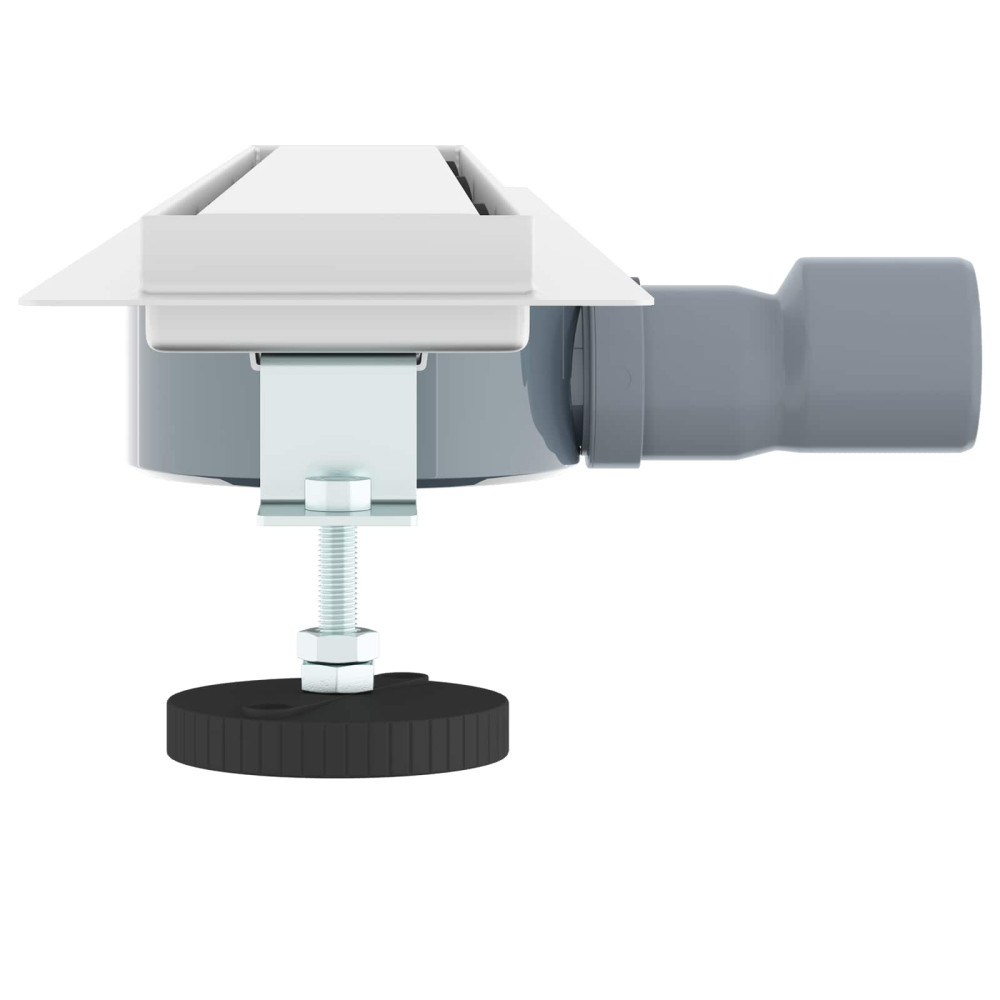 Produktbild för Duschavlopp 2-i-1 med 360° Siphon Silver 70 cm