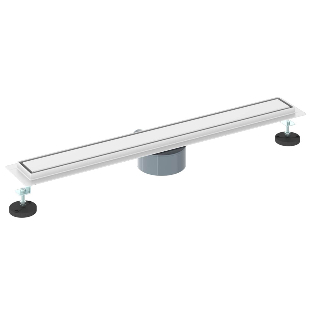 Produktbild för Duschavlopp 2-i-1 med 360° Siphon Silver 70 cm