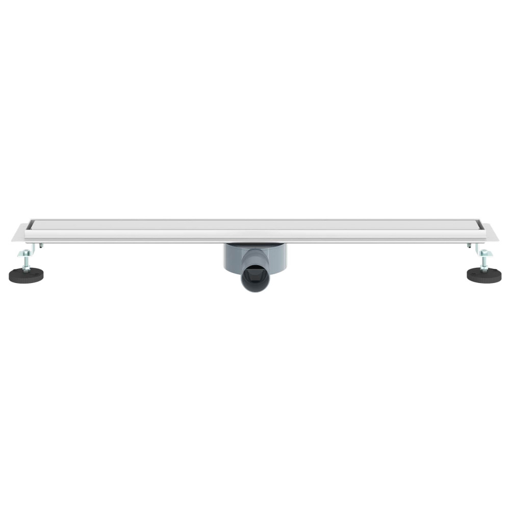 Produktbild för Duschavlopp 2-i-1 med 360° Siphon Silver 80 cm