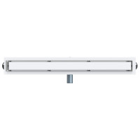 Produktbild för Duschavlopp 2-i-1 med 360° Siphon Silver 80 cm