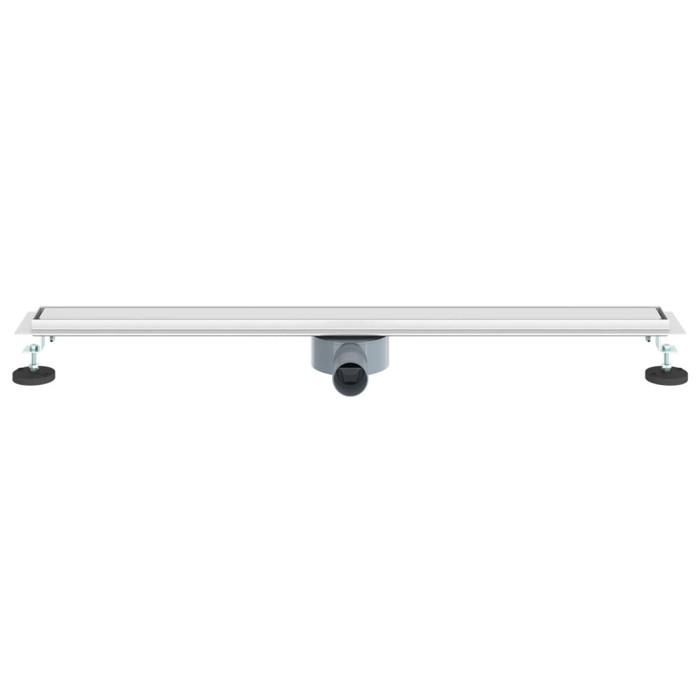 Produktbild för Duschavlopp 2-i-1 med 360° Siphon Silver 90 cm