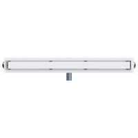 Produktbild för Duschavlopp 2-i-1 med 360° Siphon Silver 90 cm