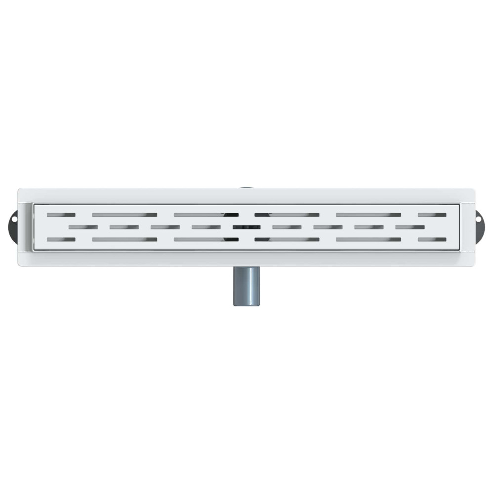 Produktbild för Duschavlopp med glaslock och 360° Sifon Silver 60 cm