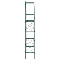 Produktbild för Trädgårdsbåge Enfärgad Grön 115 x 37 x 226 cm