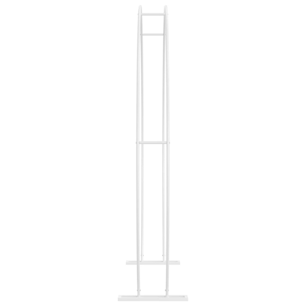 Produktbild för Bröllopsbåge Vit 223 x 45 x 201 cm Stål