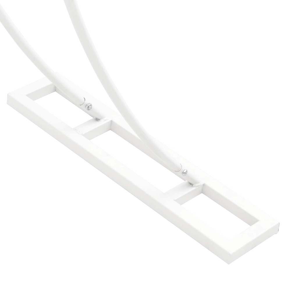 Produktbild för Bröllopsbåge Vit 223 x 45 x 201 cm Stål