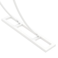 Produktbild för Bröllopsbåge Vit 223 x 45 x 201 cm Stål
