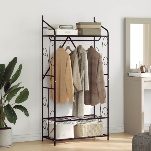 vidaXL Öppen garderob Enfärgad 78 x 36 x 158 cm